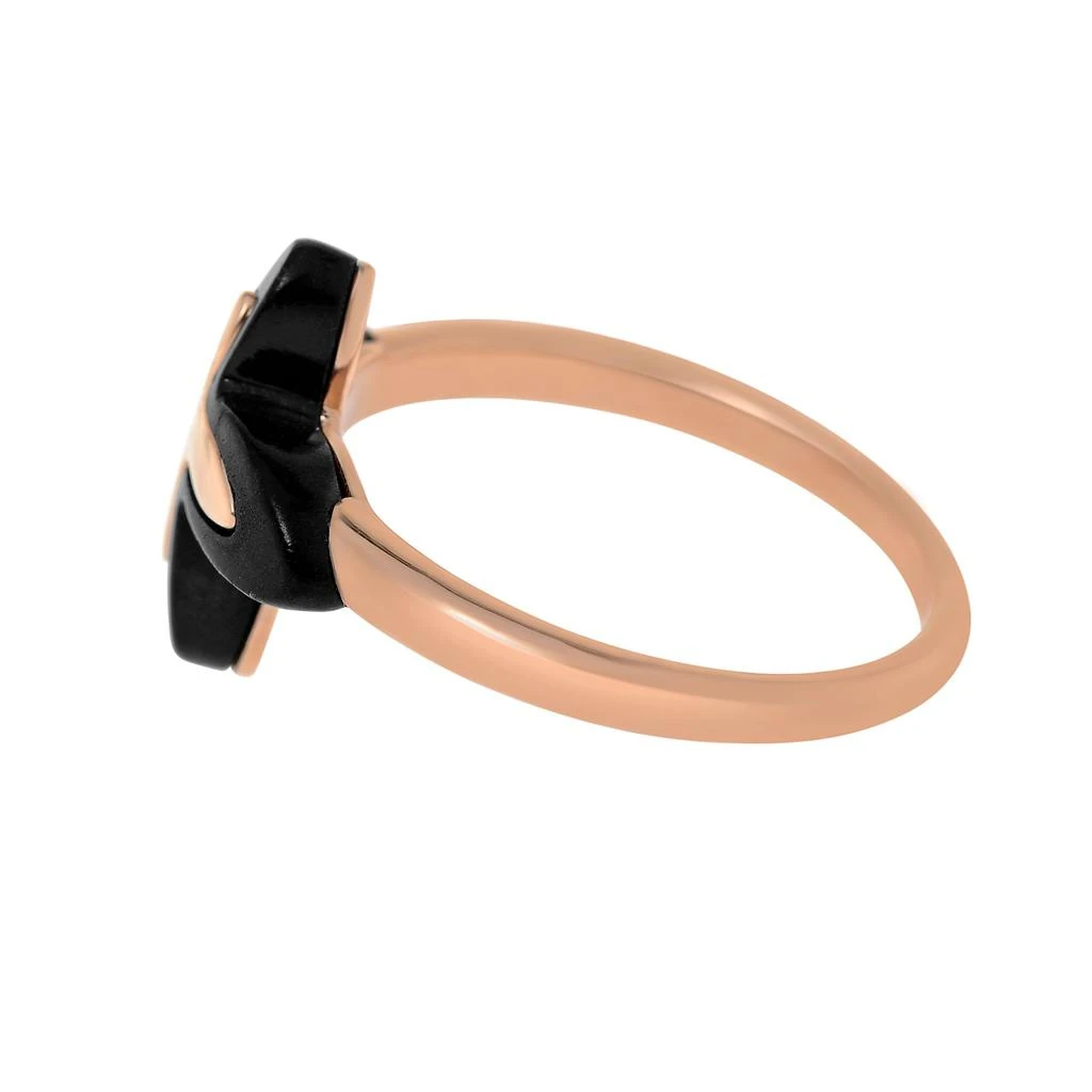 商品Mimi Milano|Mimi Milano Freevola 18K Rose Gold, Onyx Statement Ring Sz 6.75 AXM243R8O-54,价格¥2909,第3张图片详细描述