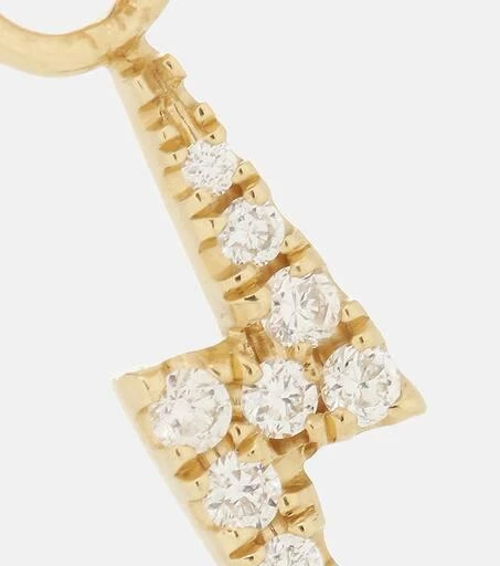 商品Maria Tash|Lightning Bolt 18kt gold single earring with diamonds,价格¥5049,第4张图片详细描述