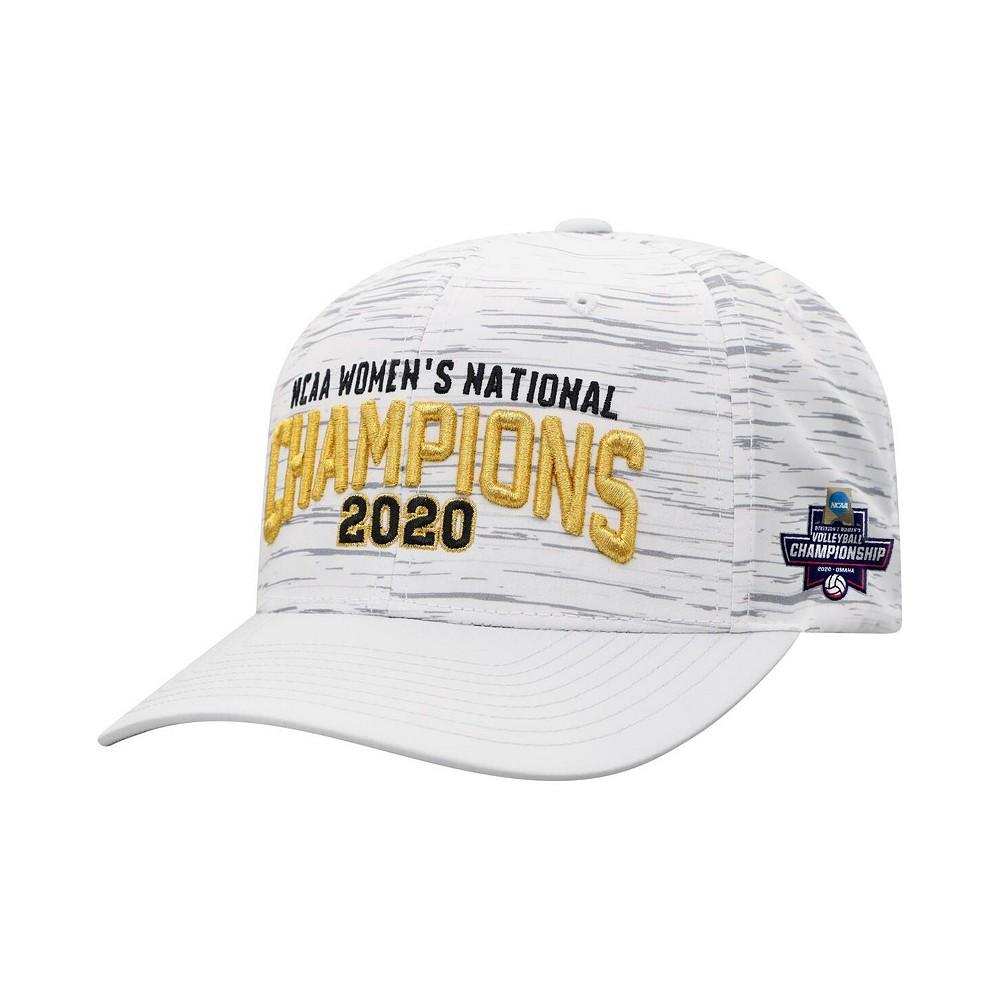 Men's White Kentucky Wildcats 2020 NCAA Women's Volleyball National Champions Locker Room Adjustable Hat商品第3张图片规格展示