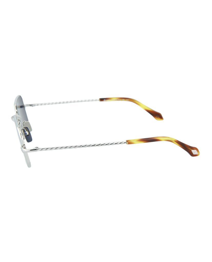 商品Brioni|Rectangle Metal Sunglasses,价格¥1296,第5张图片详细描述