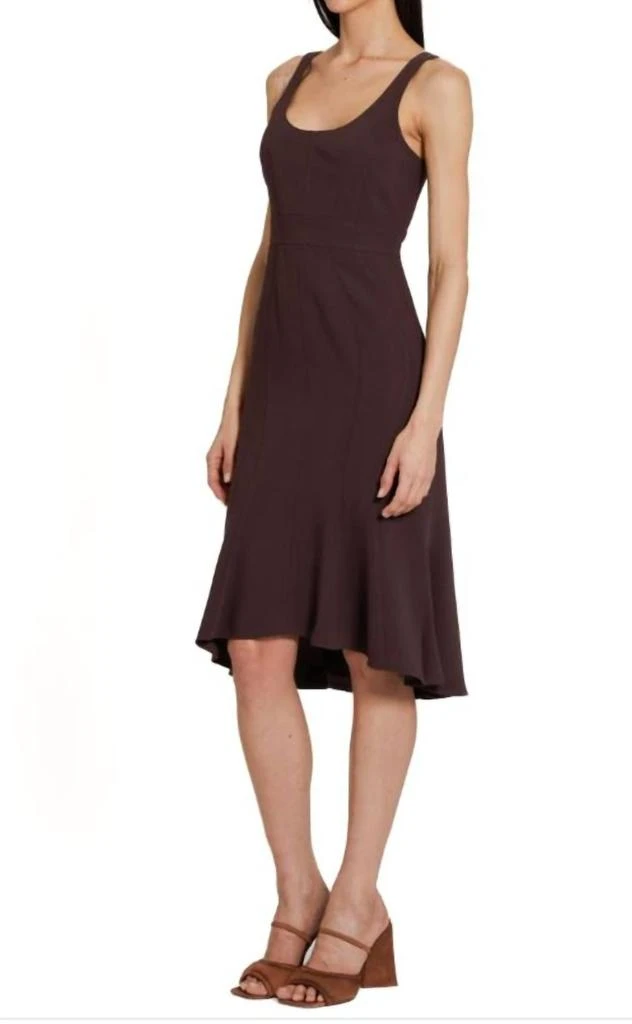 商品Amanda Uprichard|Campania Dress In Cocoa,价格¥1192,第2张图片详细描述