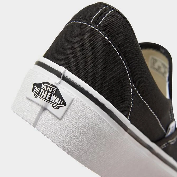 商品Vans|Women's Vans Classic Slip-On Platform Casual Shoes,价格¥76,第3张图片详细描述