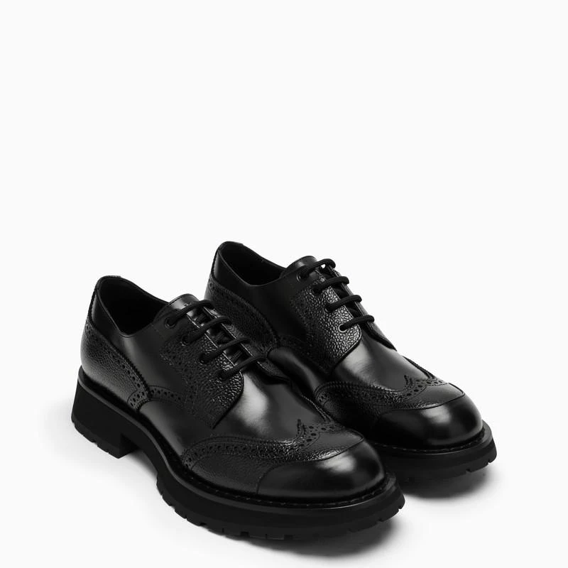 商品Alexander McQueen|Black Punk Worker derby lace-up,价格¥3226,第2张图片详细描述