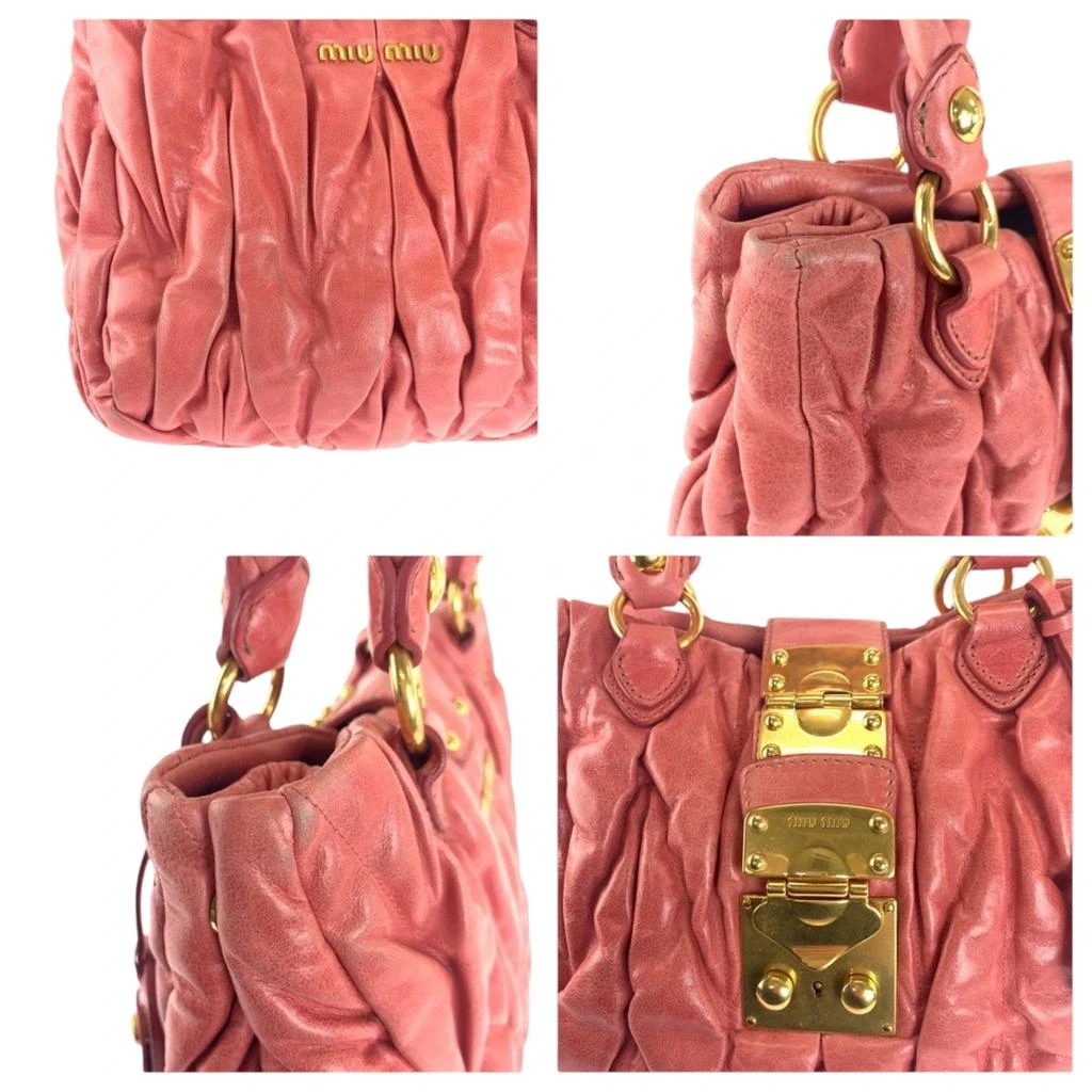 Leather Handbag Tote Bag (Pre-Owned) 商品
