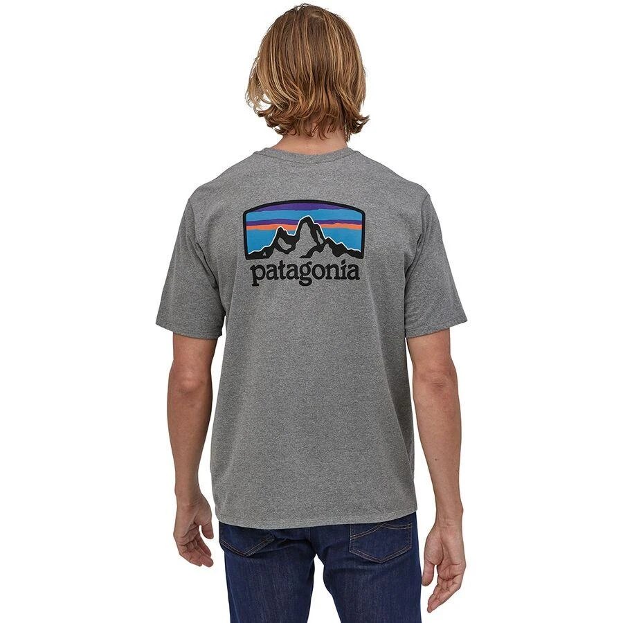 商品Patagonia|Fitz Roy Horizons Short-Sleeve Responsibili-T-Shirt - Men's,价格¥211,第1张图片