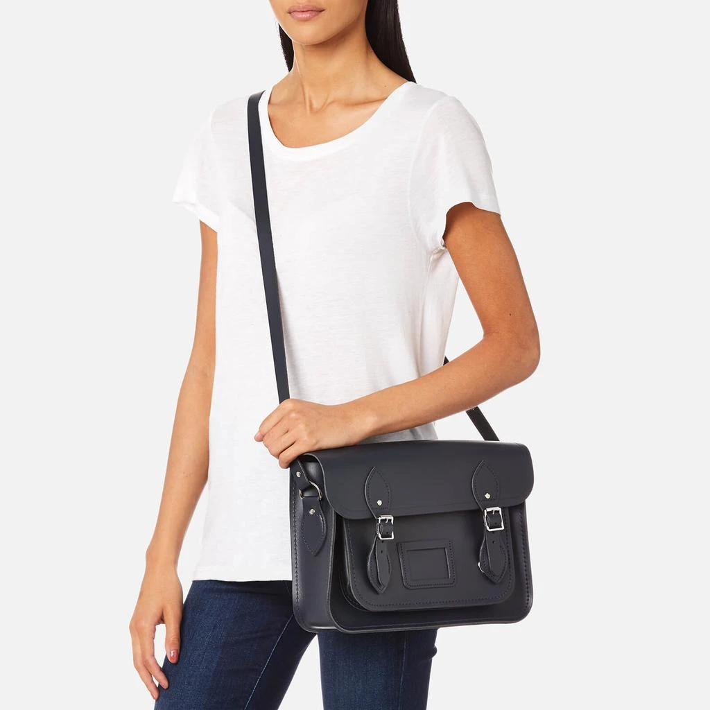 商品The Cambridge Satchel Company|The Cambridge Satchel Company Women's 13 Inch Magnetic Satchel - Navy,价格¥1201,第3张图片详细描述