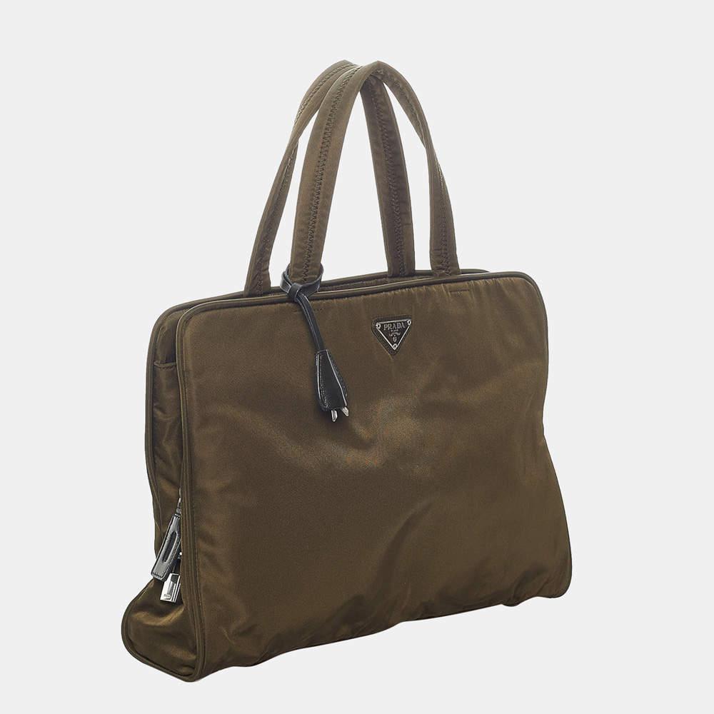 Prada Brown Tessuto Business Bag商品第2张图片规格展示
