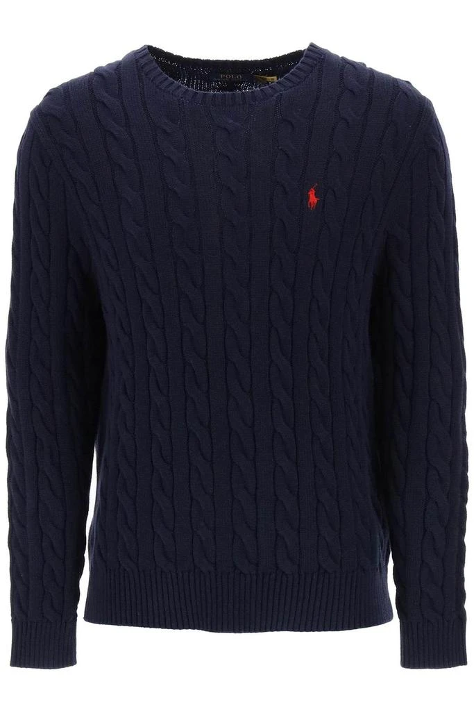 商品Ralph Lauren|Cotton twisted knit pullover,价格¥908,第1张图片