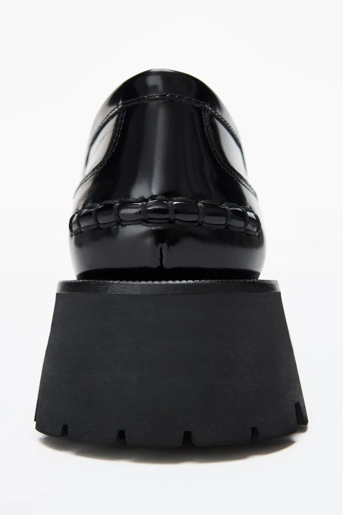 商品Alexander Wang|Carter Mid-heel Lug Loafer In Leather,价格¥4033,第4张图片详细描述