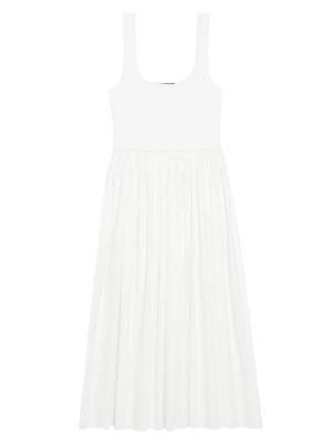 商品Theory|Sleeveless Fit & Flare Midi Dress,价格¥857,第4张图片详细描述