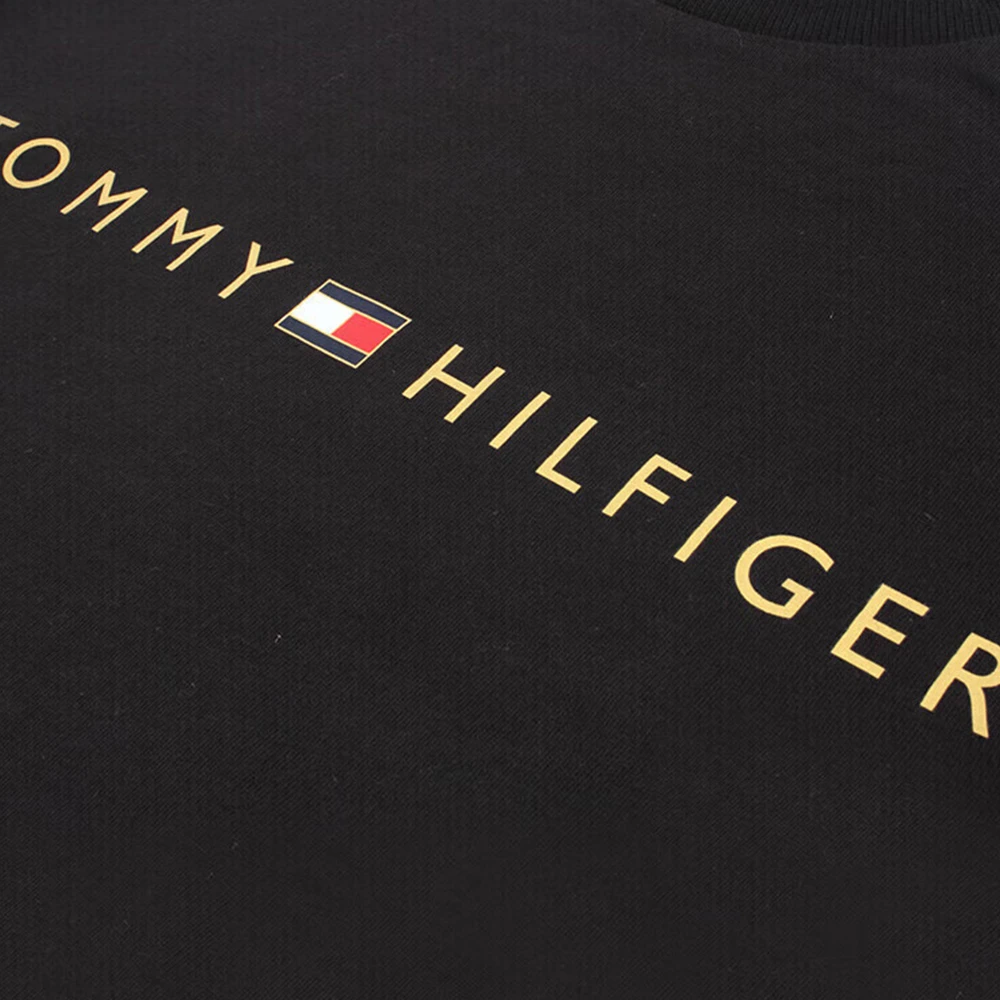 TOMMY HILFIGER 男士黑色棉质卫衣 09T3896-001 商品