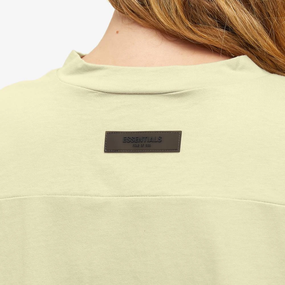 商品Essentials|Fear of God ESSENTIALS Women's Logo Football Tee - Wheat,价格¥445,第5张图片详细描述