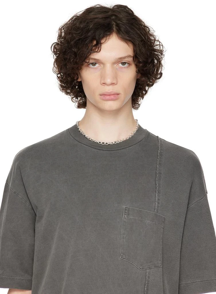 商品Martine Ali|SSENSE Exclusive Silver Pin Necklace,价格¥607,第2张图片详细描述