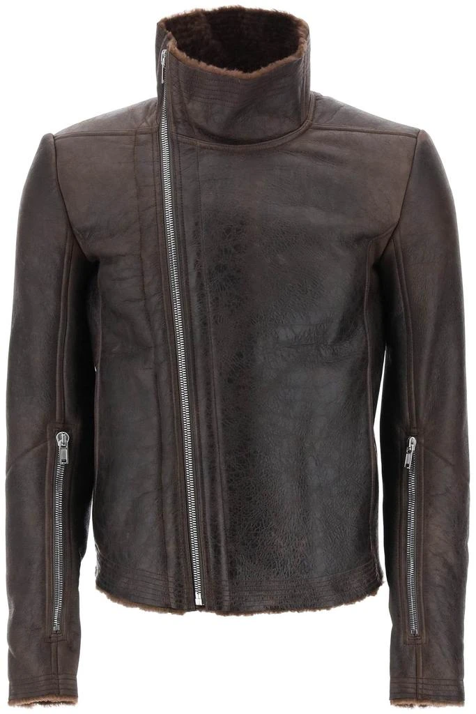 商品Rick Owens|'bauhaus' shearling biker jacket,价格¥10111,第1张图片