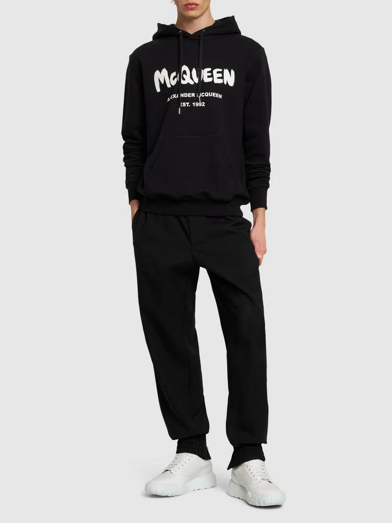 商品Alexander McQueen|Printed Cotton Sweatshirt,价格¥6048,第1张图片