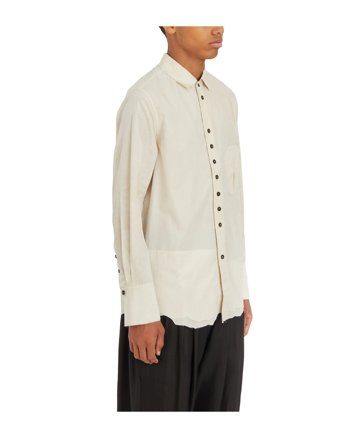 商品【商品预售7天发货】 Ziggy Chen|Ziggy Chen 男士衬衫 0M242071412 白色,价格¥4891,第3张图片详细描述