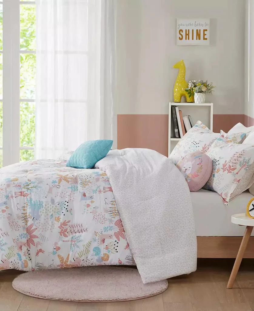 商品Urban Habitat|Iris Woodland Animals 4-Pc. Comforter Set,价格¥687,第5张图片详细描述