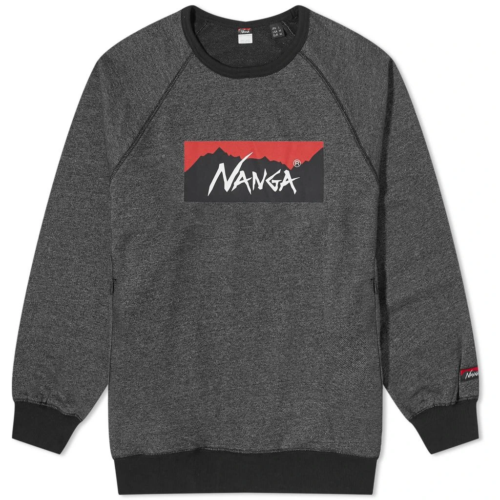 商品NANGA|NANGA Eco Hybrid Box Logo Sweat,价格¥376,第1张图片