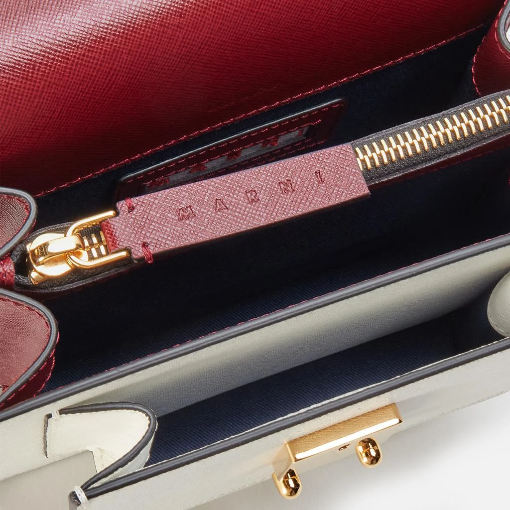 商品Marni|Marni Women's Trunk Bag Mini Bag - Cinder Rose/Limestone/Ruby,价格¥4015,第4张图片详细描述