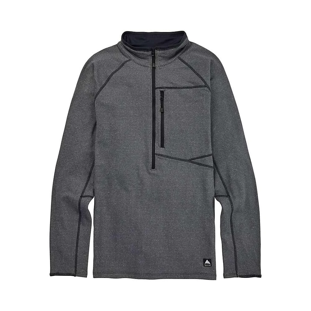 商品Burton|Burton Men's Stockrun Grid Half-Zip Fleece Top,价格¥942,第1张图片