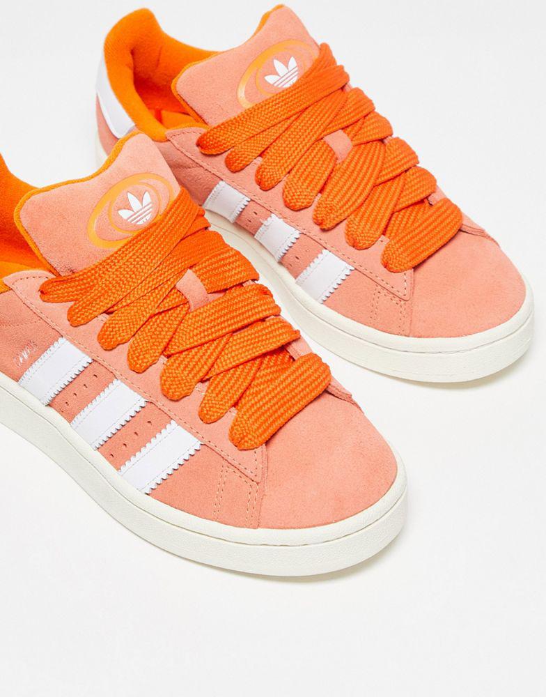 adidas Originals Campus 00's trainers in orange商品第3张图片规格展示