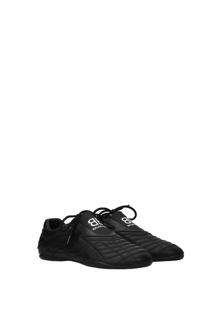 商品Balenciaga|Sneakers Leather Black,价格¥1638,第2张图片详细描述