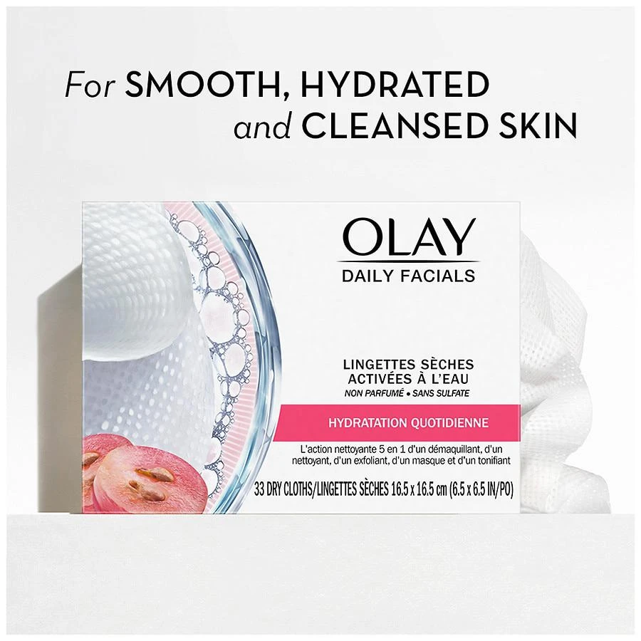 商品Olay|Daily Facials Hydrating Cleansing Cloths,价格¥73,第2张图片详细描述