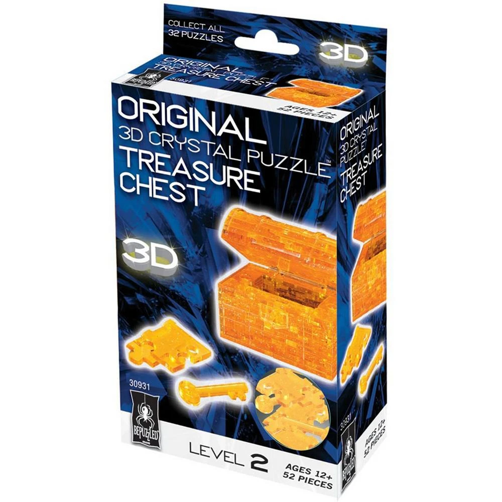 商品BePuzzled|3D Crystal Puzzle - Treasure Chest,价格¥110,第2张图片详细描述