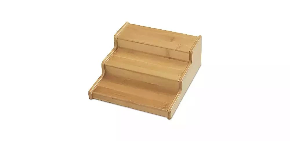 商品Seville Classics|3-Tier Expandable Bamboo Spice Rack Cabinet Organizer,价格¥217,第1张图片