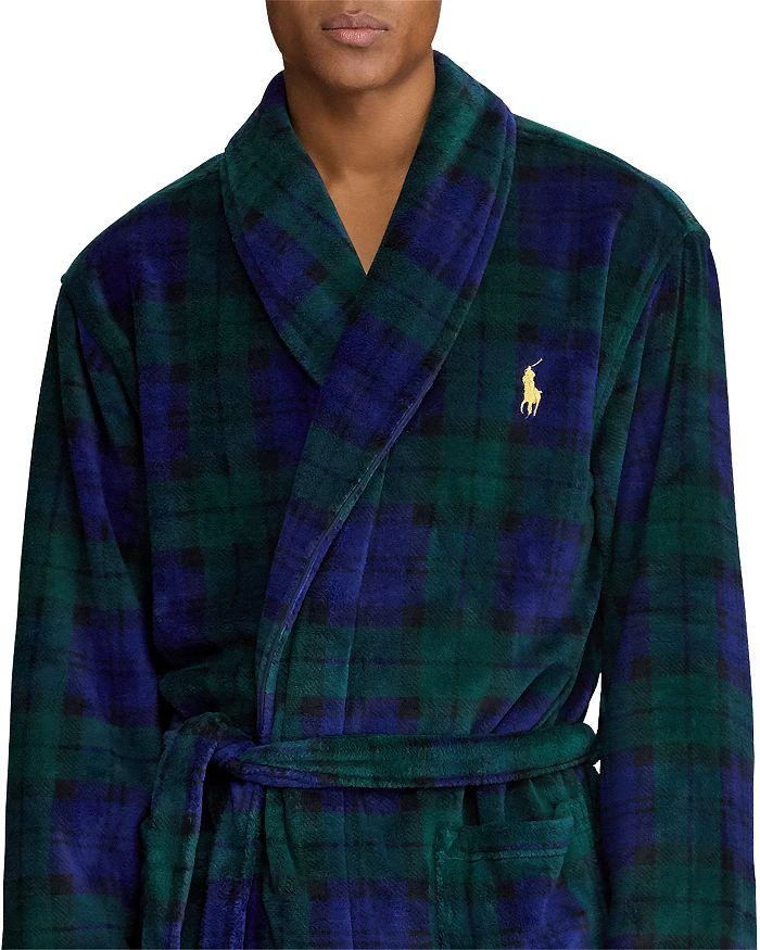 商品Ralph Lauren|Plush Shawl Collar Robe,价格¥702,第3张图片详细描述