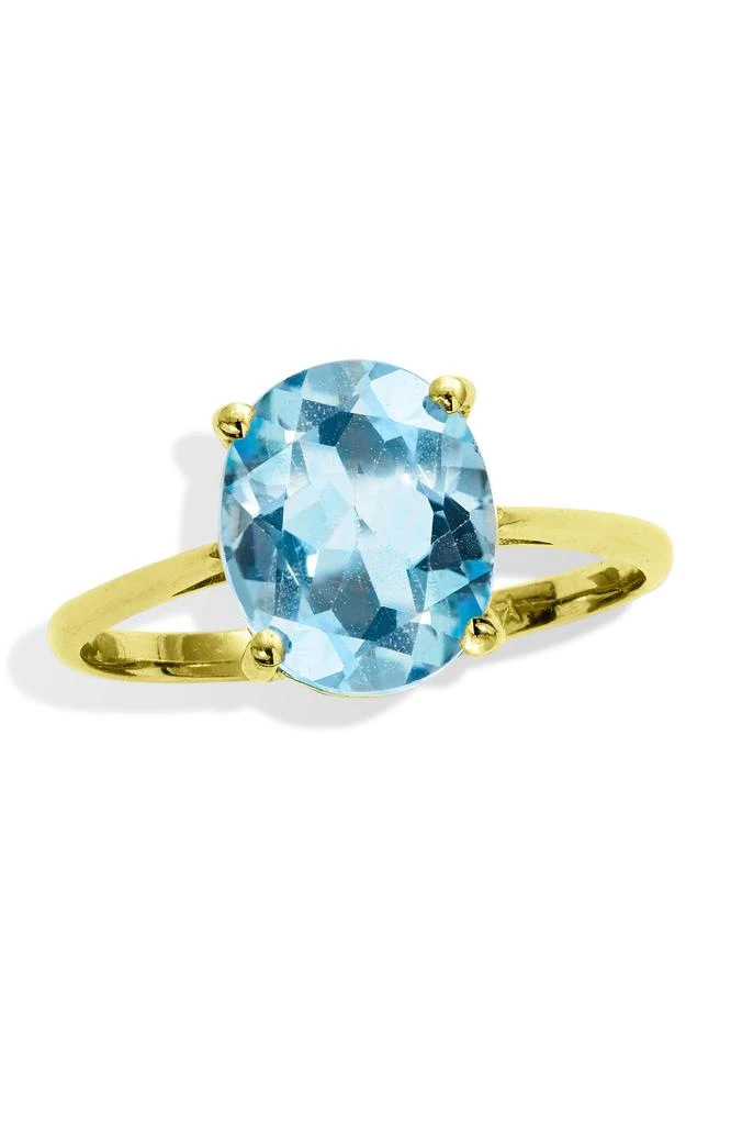 商品Savvy Cie Jewels|18K Gld Vermeil Blue Tpz 6GTW,价格¥488,第1张图片
