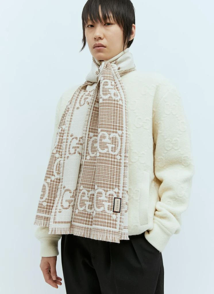 商品Gucci|GG Wool Jacquard Scarf,价格¥3607,第1张图片