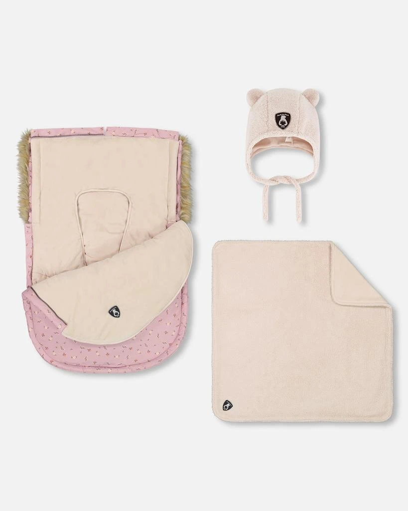 商品Deux par Deux|Baby Bunting Bag Pink Designed For Car Seat,价格¥1084,第2张图片详细描述