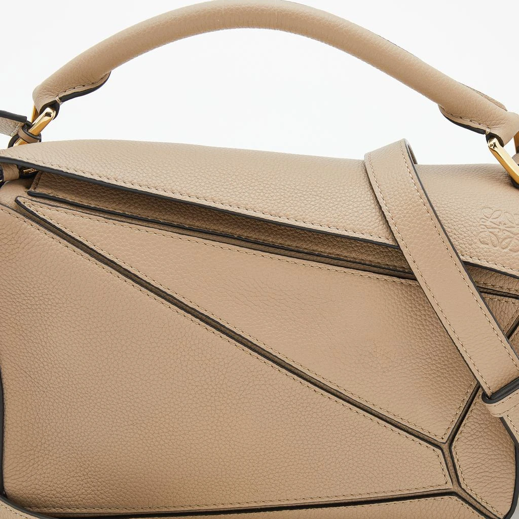商品Loewe|Loewe Beige Leather Small Puzzle Shoulder Bag,价格¥15322,第5张图片详细描述