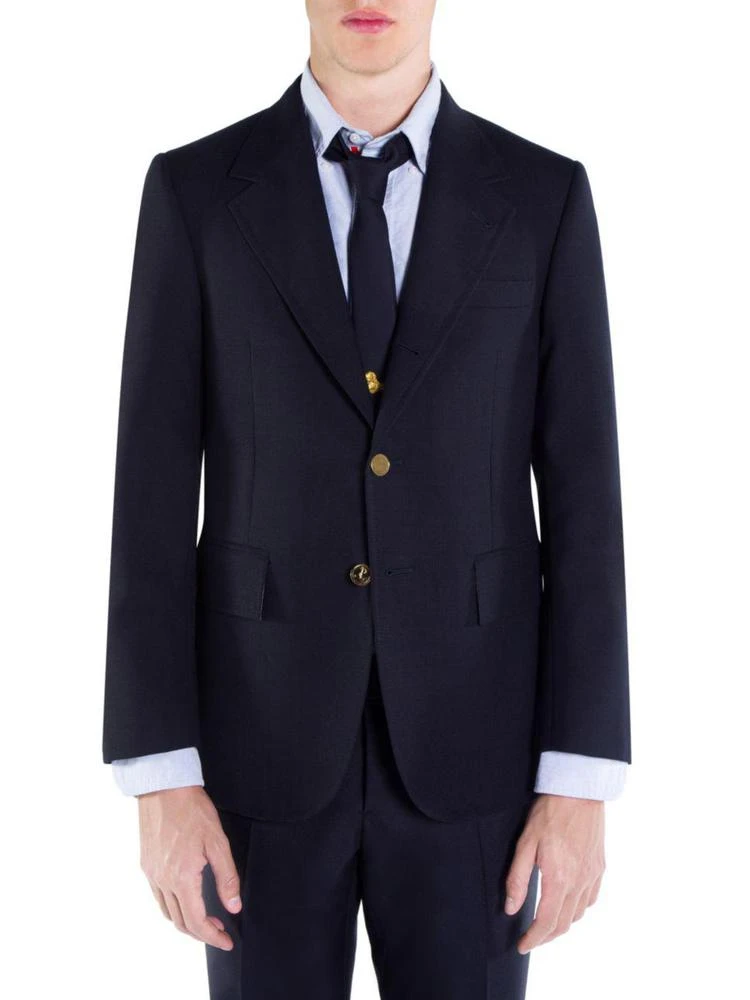 商品Thom Browne|Wide Lapel Fresco Wool Suit,价格¥13863,第1张图片