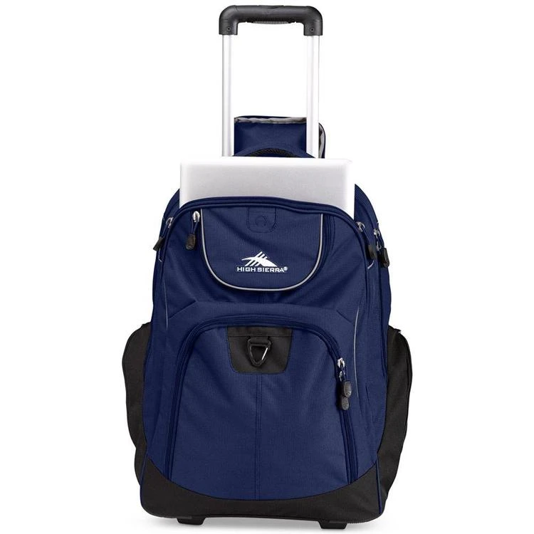 商品High Sierra|Powerglide Rolling Backpack in True Navy,价格¥1196,第2张图片详细描述