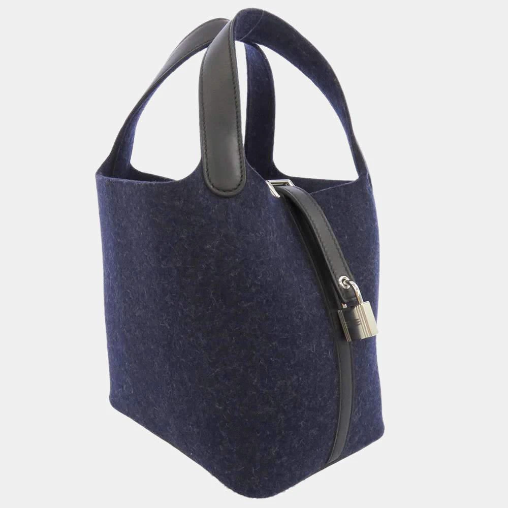 商品[二手商品] Hermes|Hermes Blue Feutre Swift Picotin Lock bag,价格¥27778,第2张图片详细描述