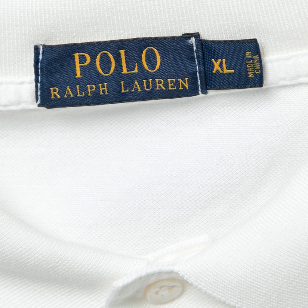 Polo Ralph Lauren White Cotton Pique Short Sleeve Polo T-Shirt XL商品第4张图片规格展示