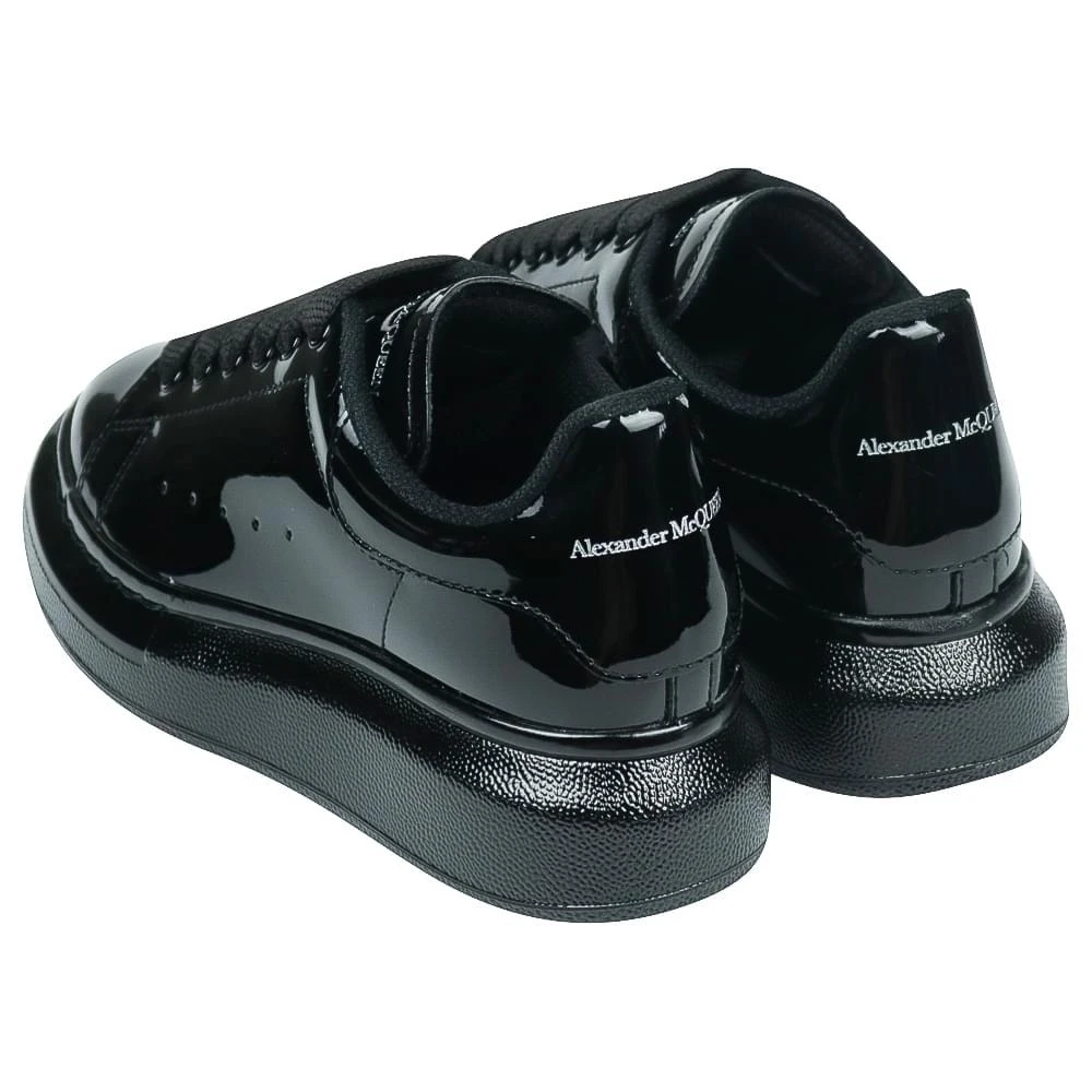 商品Alexander McQueen|Black Patent Leather Trainers,价格¥1394,第2张图片详细描述