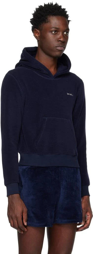 商品Sporty & Rich|Navy Serif Hoodie,价格¥431,第2张图片详细描述