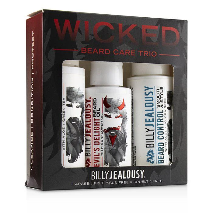商品Billy Jealousy|Billy Jealousy 胡须护理三件套：胡须洗剂60ml、胡须定型膏60ml、胡须护理精油60ml 3pcs,价格¥209,第3张图片详细描述