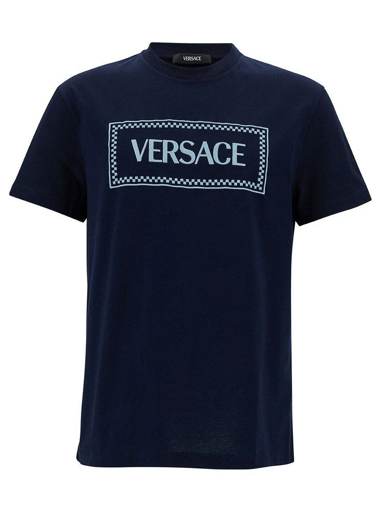 商品Versace|Versace Logo Printed Crewneck T-Shirt,价格¥1909,第1张图片