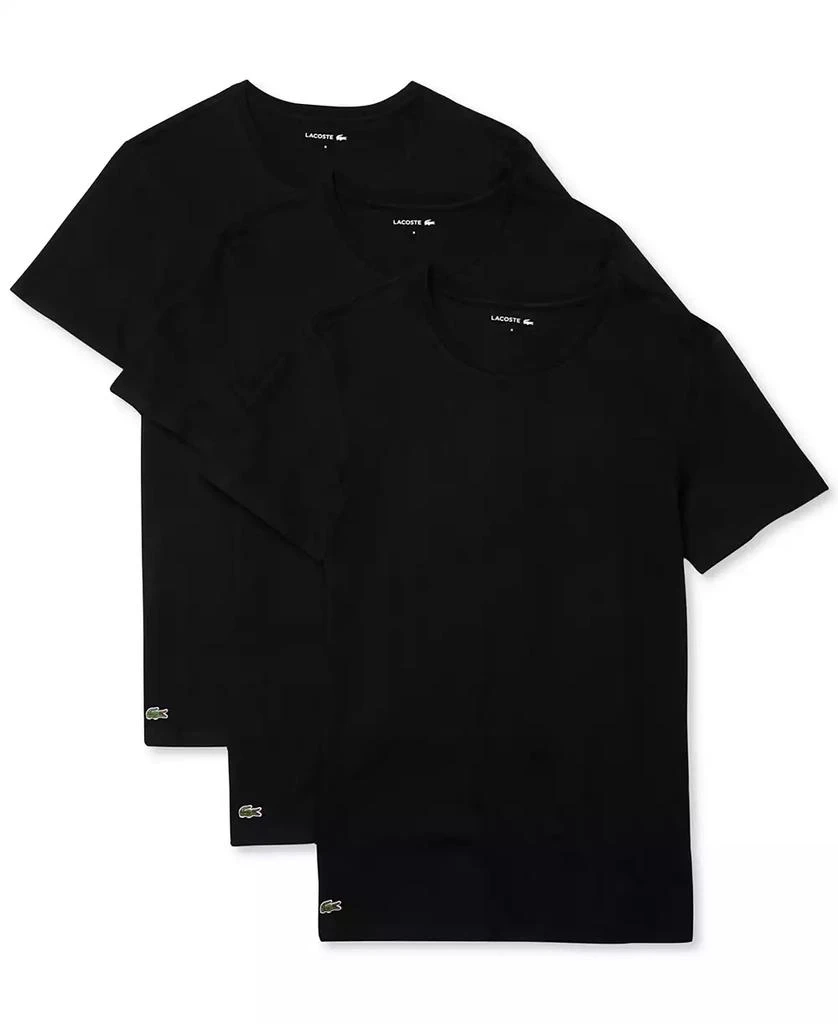 商品Lacoste|Men's 3-Pack Crewneck Slim-Fit Undershirts,价格¥194,第1张图片