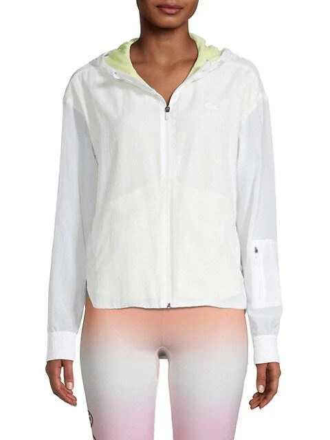 商品Lacoste|Sport Lightweight Zip-Up Hoddie,价格¥472,第3张图片详细描述