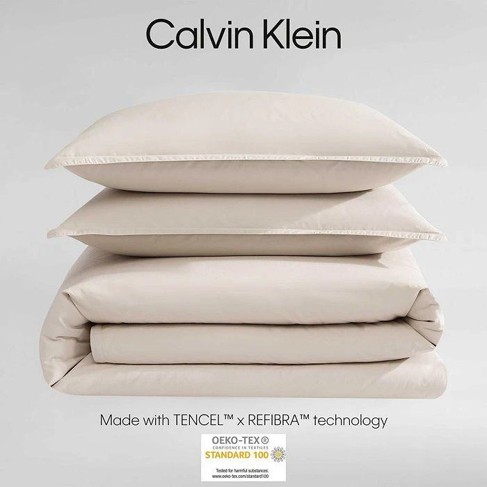 商品Calvin Klein|Naturals Collection 3 Piece Duvet Cover Set, Queen,价格¥997,第4张图片详细描述