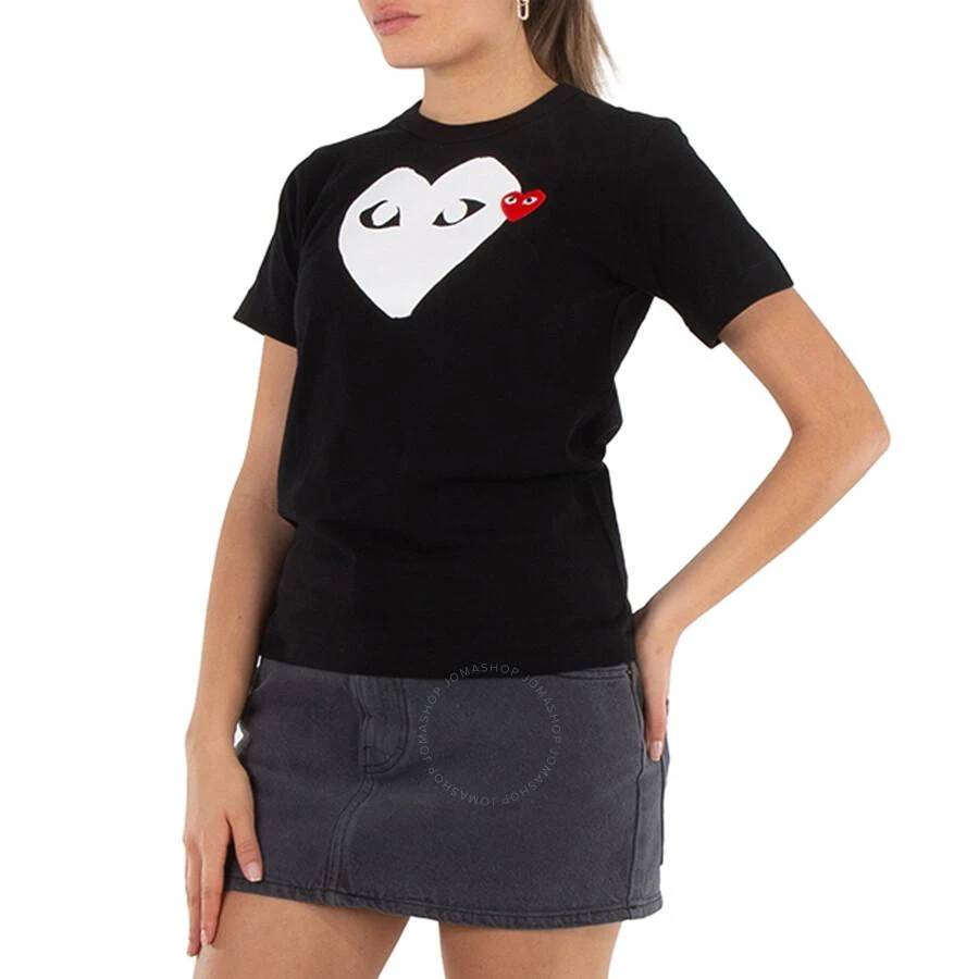 商品Comme des Garcons|女士 川久保玲 Comme Des Garcons 心形 黑色 T恤,价格¥476,第2张图片详细描述
