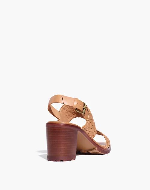 The Kiera Lugsole Sandal in Woven Leather商品第3张图片规格展示