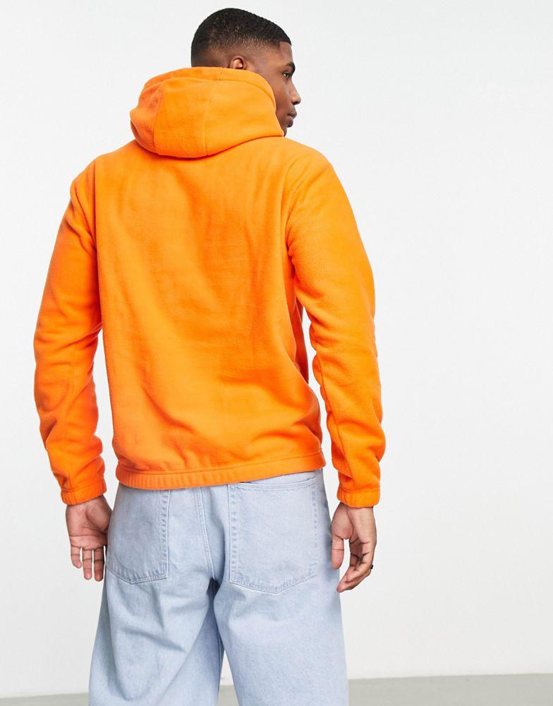 Fila fleece hoodie with logo in orange商品第2张图片规格展示