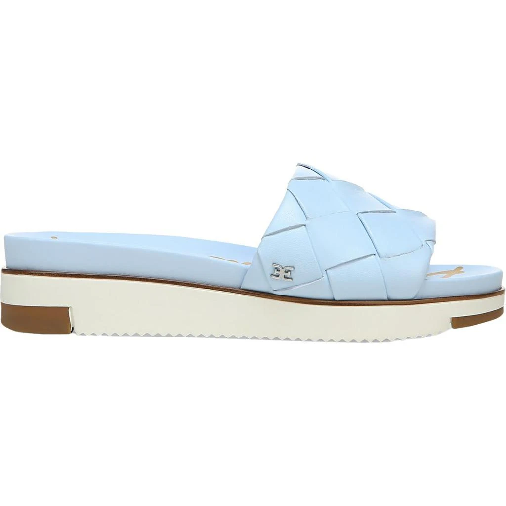 商品Sam Edelman|Sam Edelman Womens ADALEY Leather Flat Pool Slides,价格¥742,第3张图片详细描述