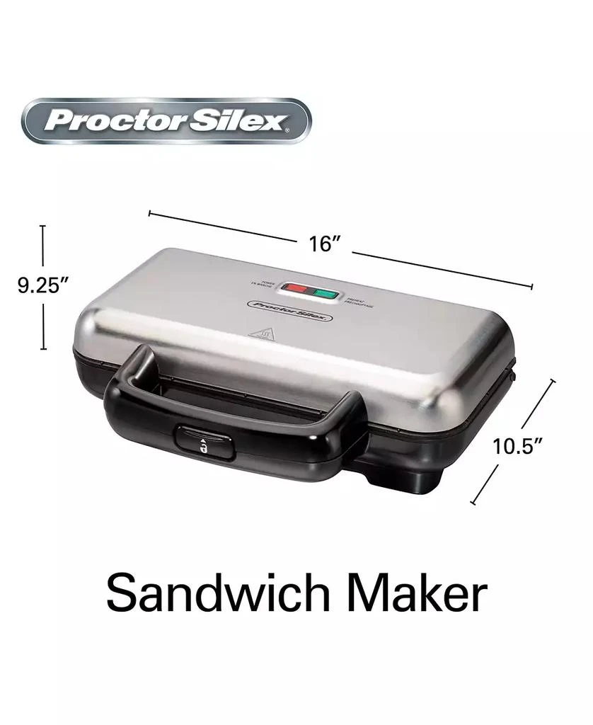 商品Hamilton Beach|Proctor Silex Deluxe Sandwich Maker,价格¥285,第2张图片详细描述
